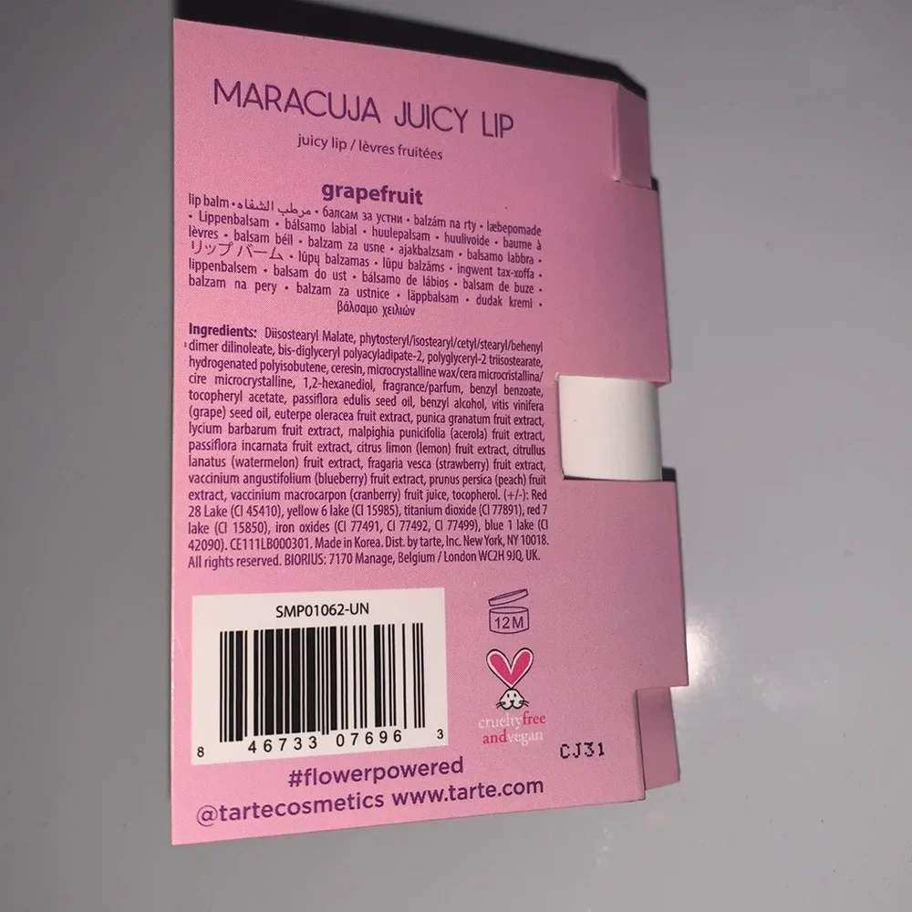 🔅5/$20 TARTE MARACUJA JUICY LIP mini